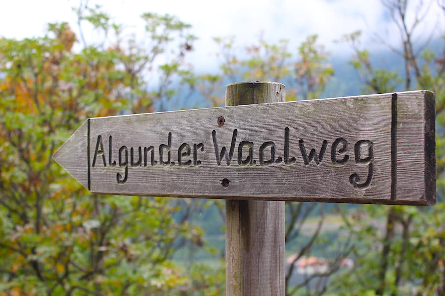 Waalwege Südtirol - Algunder Waalweg