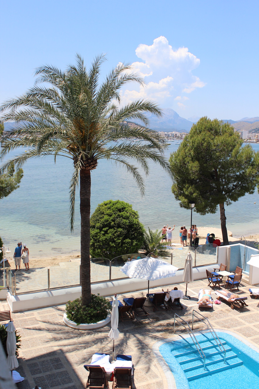 Port de Pollença - Mallorca - Hotel Illa d'Or - Blick vom Zimmer