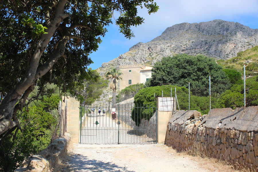 Wanderung Cala Bóquer Mallorca - Eingang Finca Bóquer