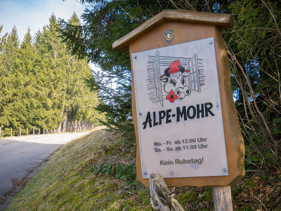 Wandern in Oberstaufen - Wanderung Kalzhofener Hoehe - Alpe Mohr