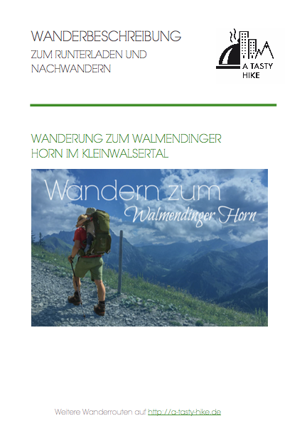 Wanderbeschreibung Wanderung Walmendinger Horn im Kleinwalsertal
