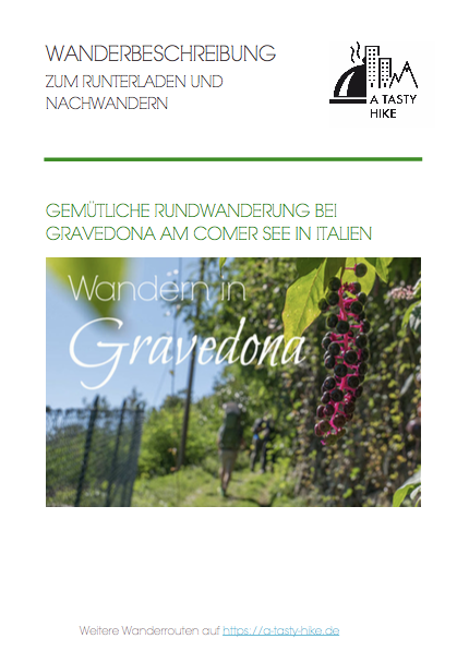 Wandern in Gravedona - Wanderbeschreibung