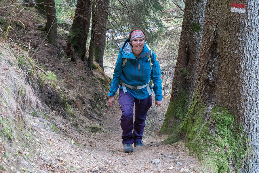 Wandern Taser in Suedtirol - Wanderweg Jana