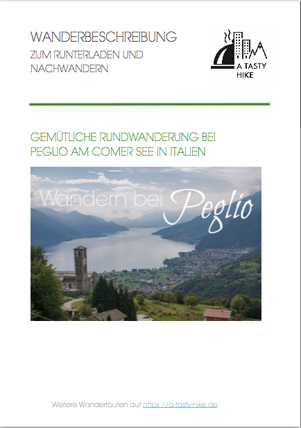 Wandern bei Peglio am Comer See - kostenlose Wanderbeschreibung