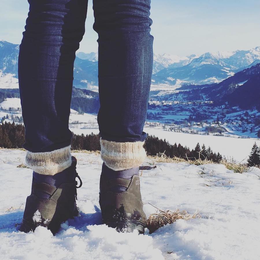 A Tasty Hike - Kulinarisches Wanderjahr 2017 - Winterwandern am Alpsee im Allgaeu