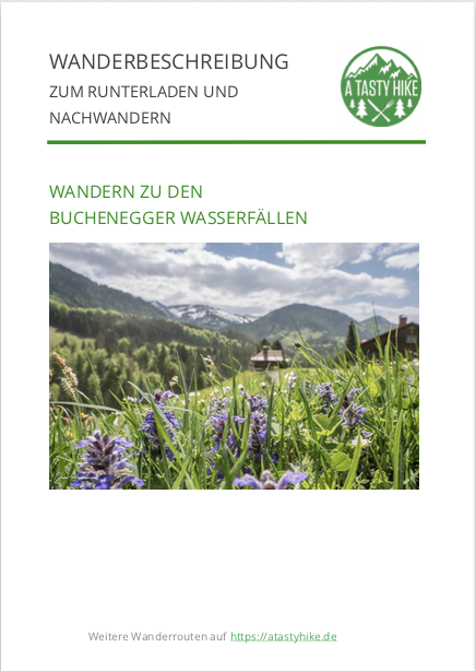 Wandern Allgäu - Buchenegger Wasserfälle - Wanderbeschreibung