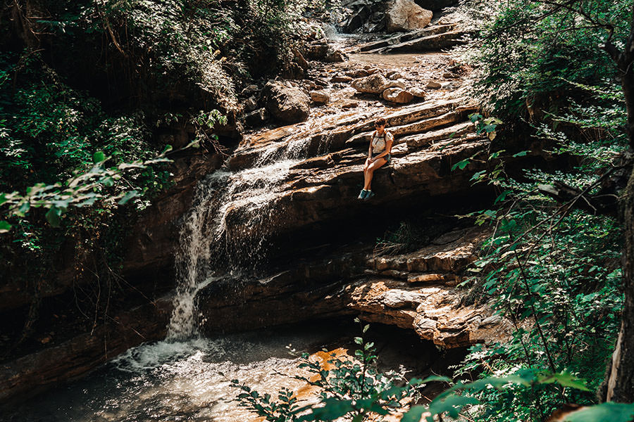 A Tasty Hike - Gruenten Wandern - Lustiger Wanderweg Allgaeu - Wasserfall