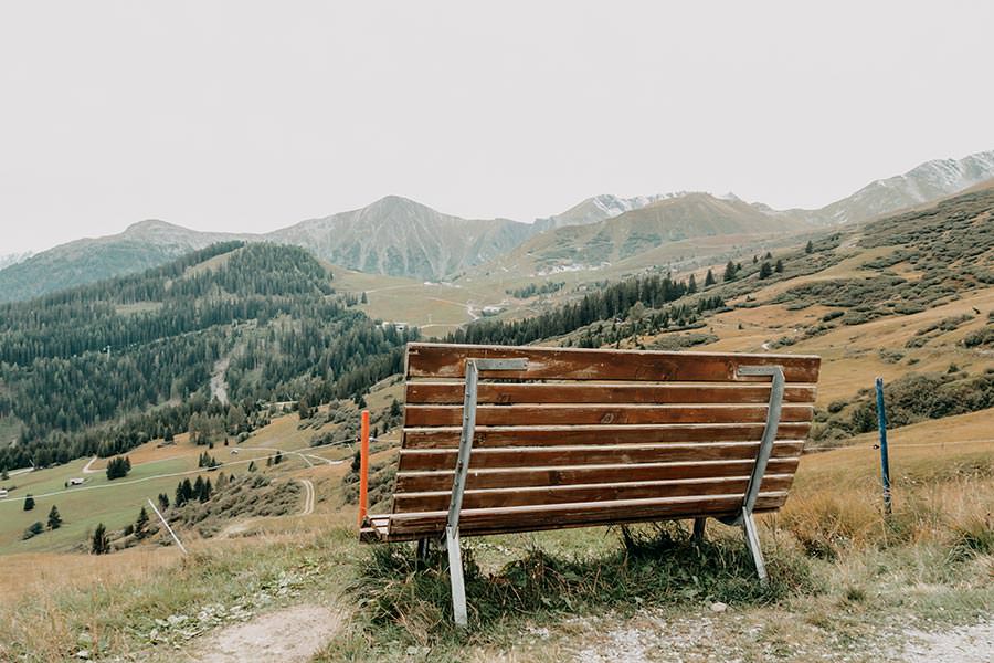 A Tasty Hike - Serfaus Wandern - Panorama Genussweg - Bank