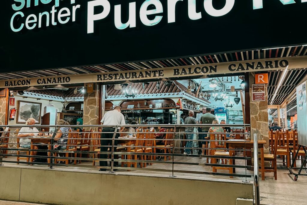 Gran Canaria Wandern - El Balcon Canario Puerto Rico Restaurant