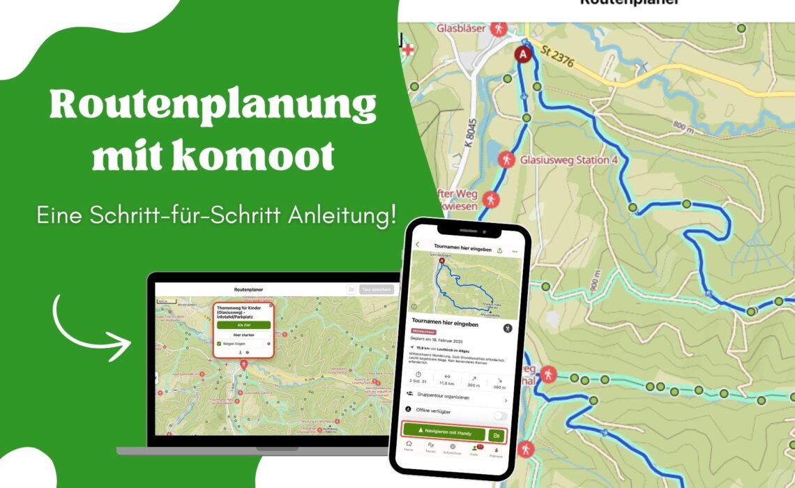 komoot Routenplanung Titel