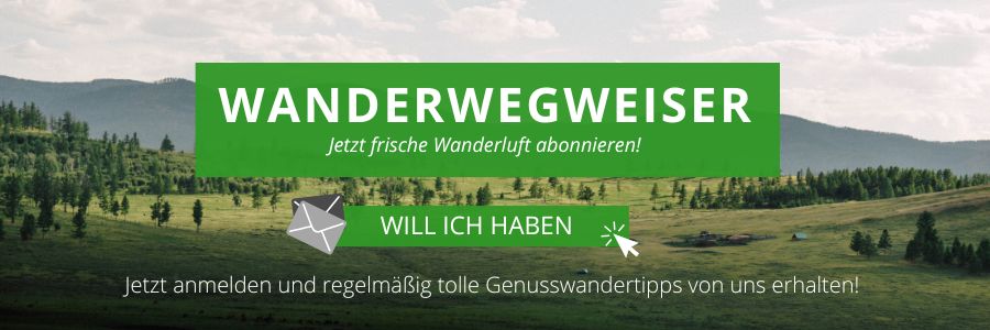 Wanderwegweiser Anmeldung Banner
