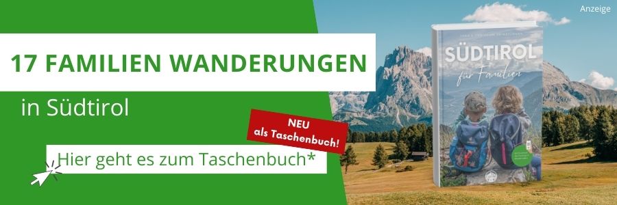 Suedtirol fuer Familien Taschenbuch Banner