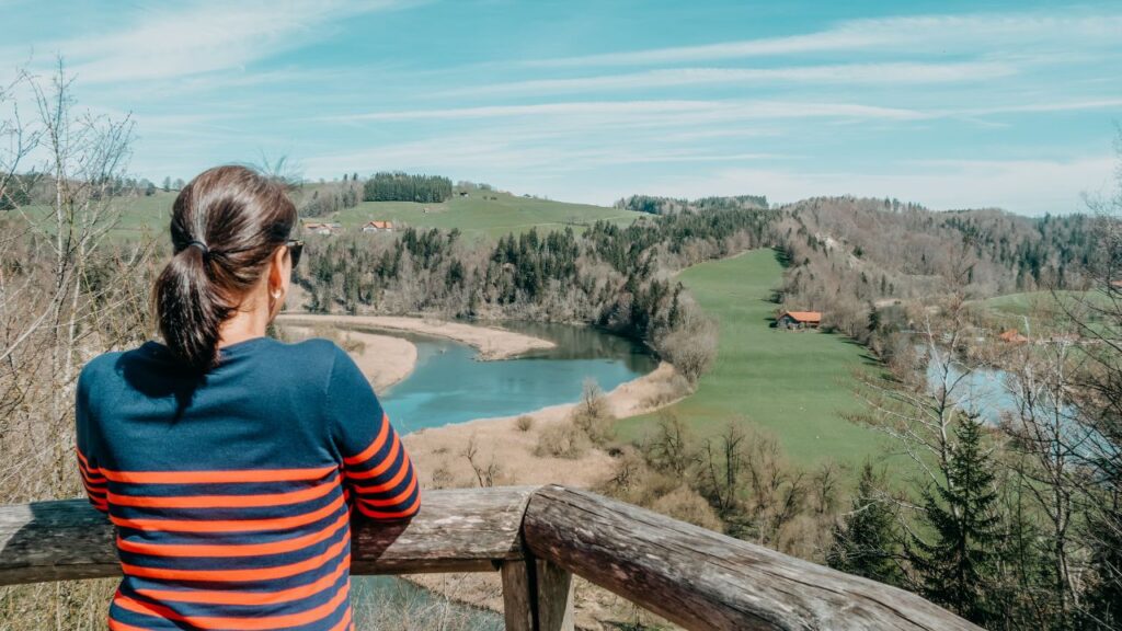 Wanderung Illerschleife Allgäu