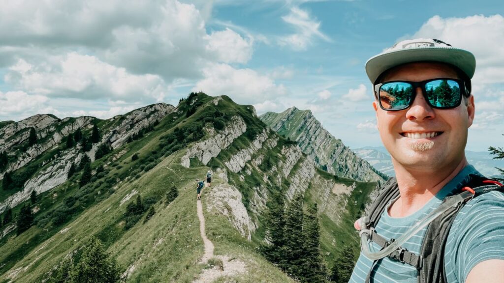 Wanderung vom Hochgrat zum Mittag über die Nagelfluhkette Allgäu